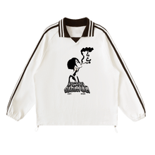 Cargar imagen en el visor de la galería, ¨Girl Smoke Collar Sweatshirt¨