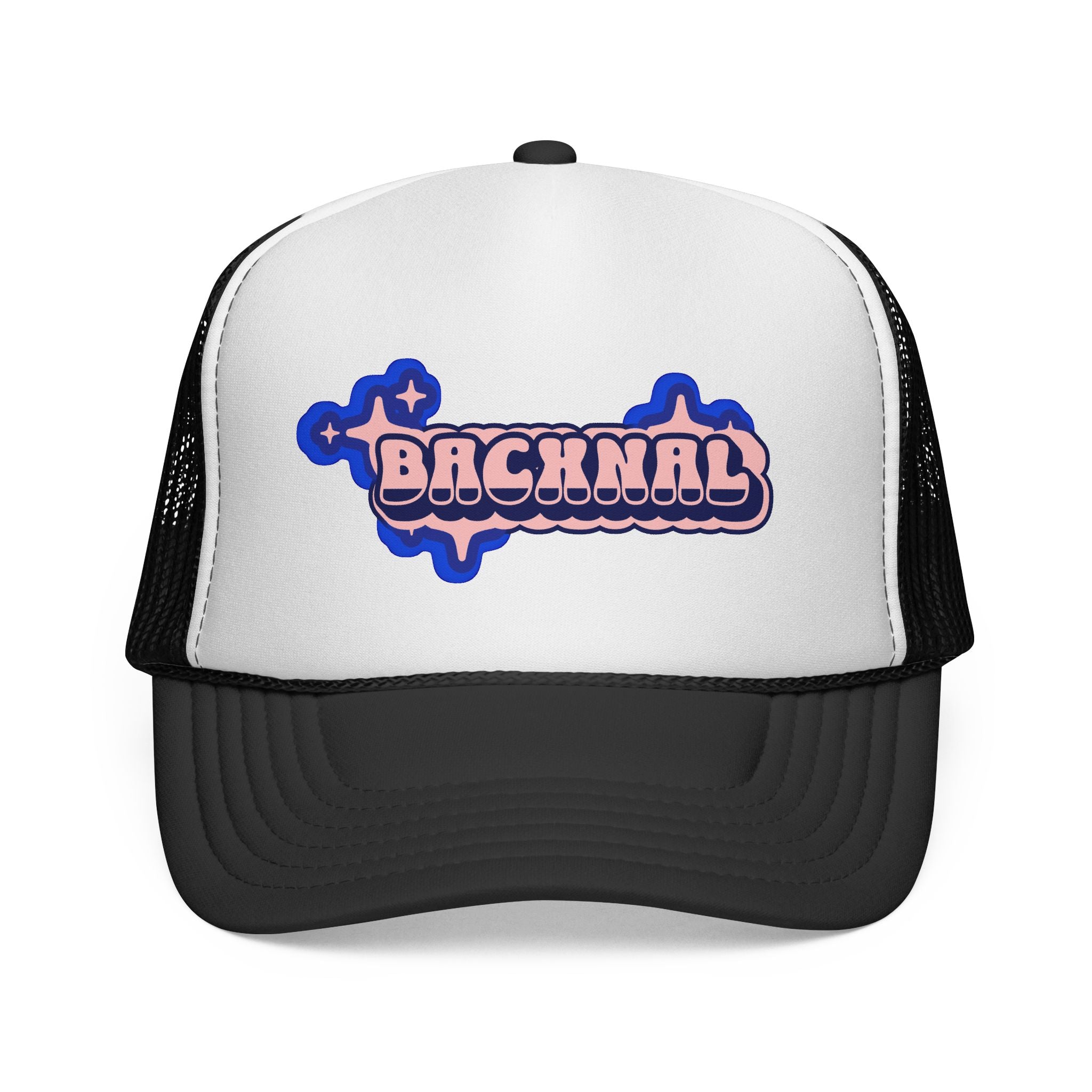Bacxnal retro trucker hat
