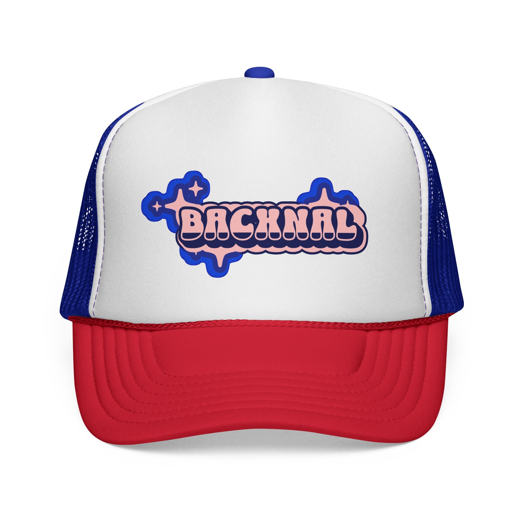 Bacxnal retro trucker hat