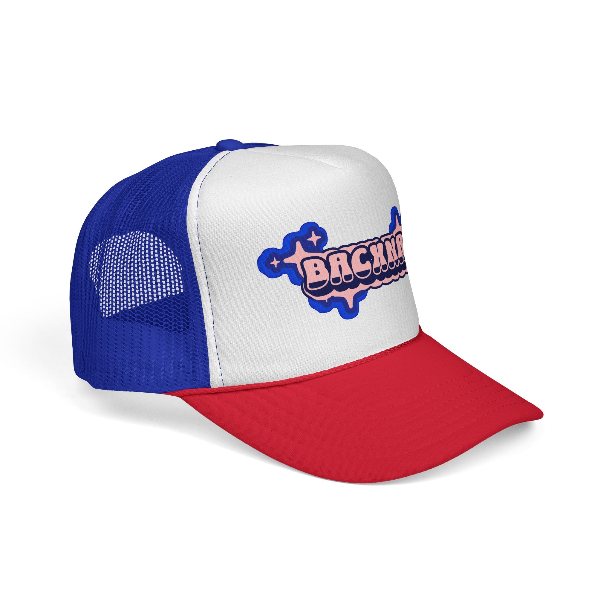 Bacxnal retro trucker hat