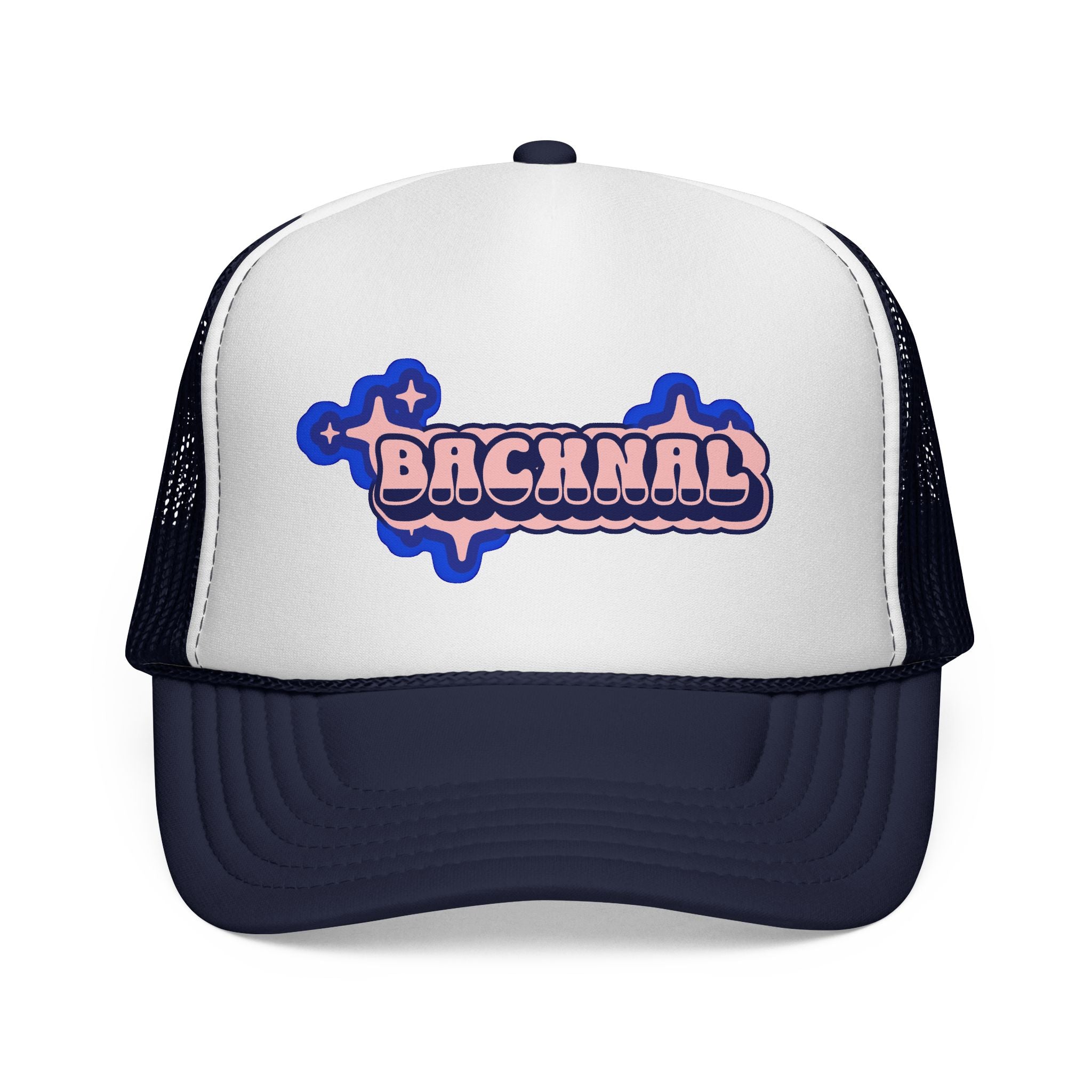 Bacxnal retro trucker hat