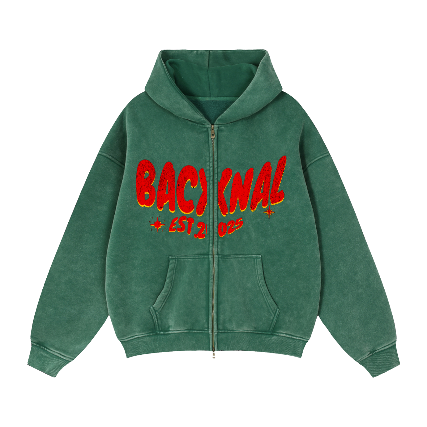 ¨BacXnal Heavy¨ Boxy Fleece Hoodie