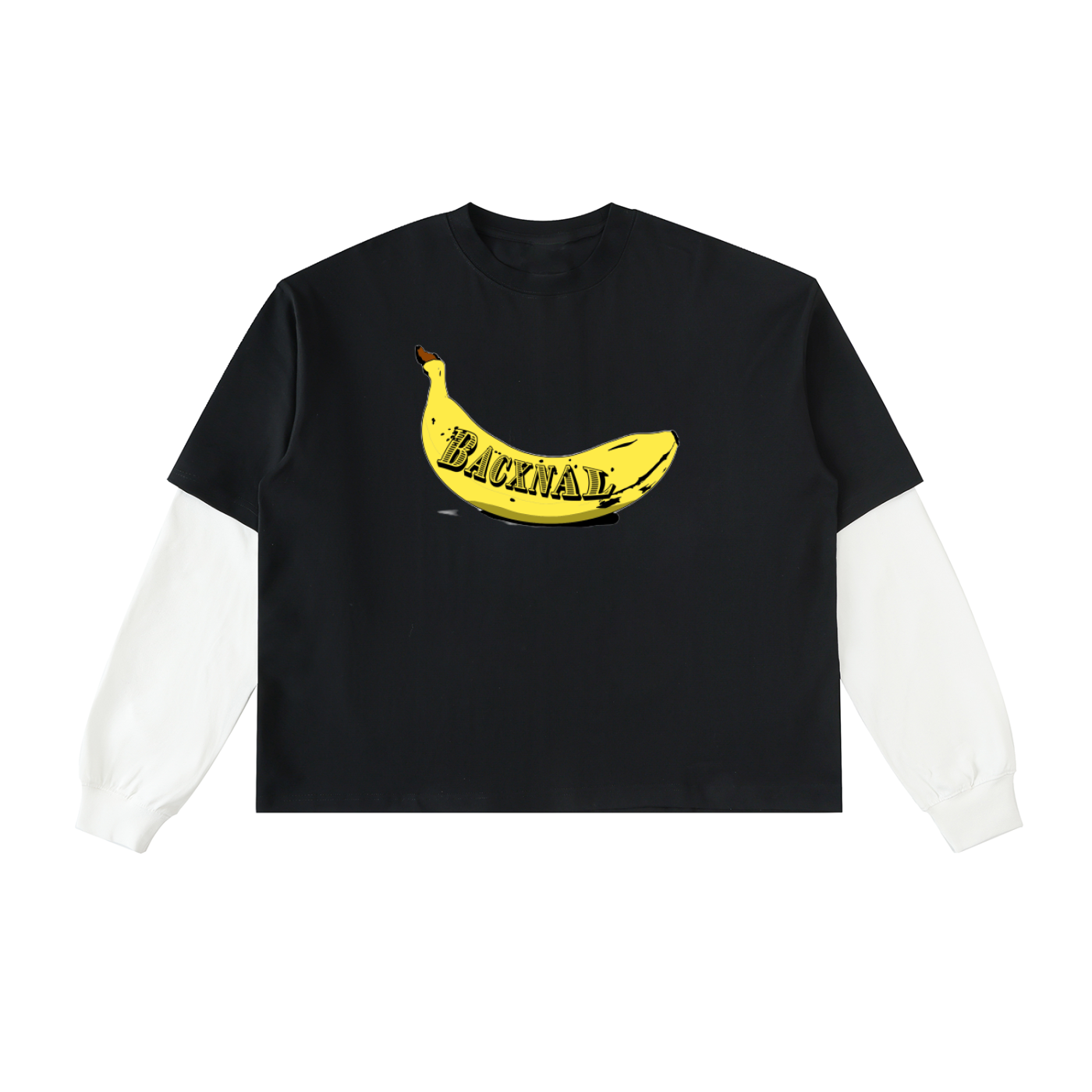 ¨Banana¨ Sleeve Cotton T-Shirt