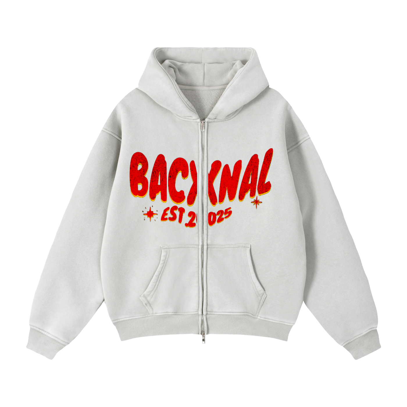 ¨BacXnal Heavy¨ Boxy Fleece Hoodie
