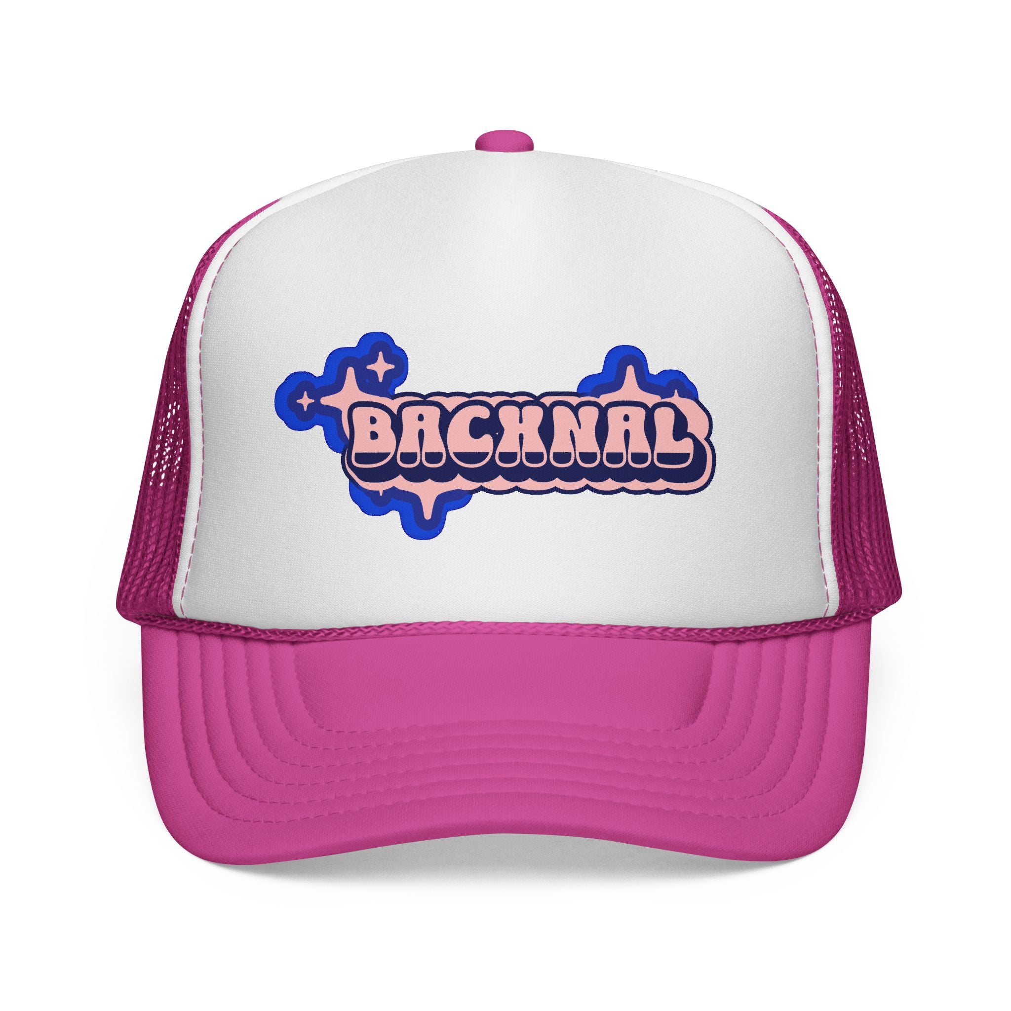 Bacxnal retro trucker hat