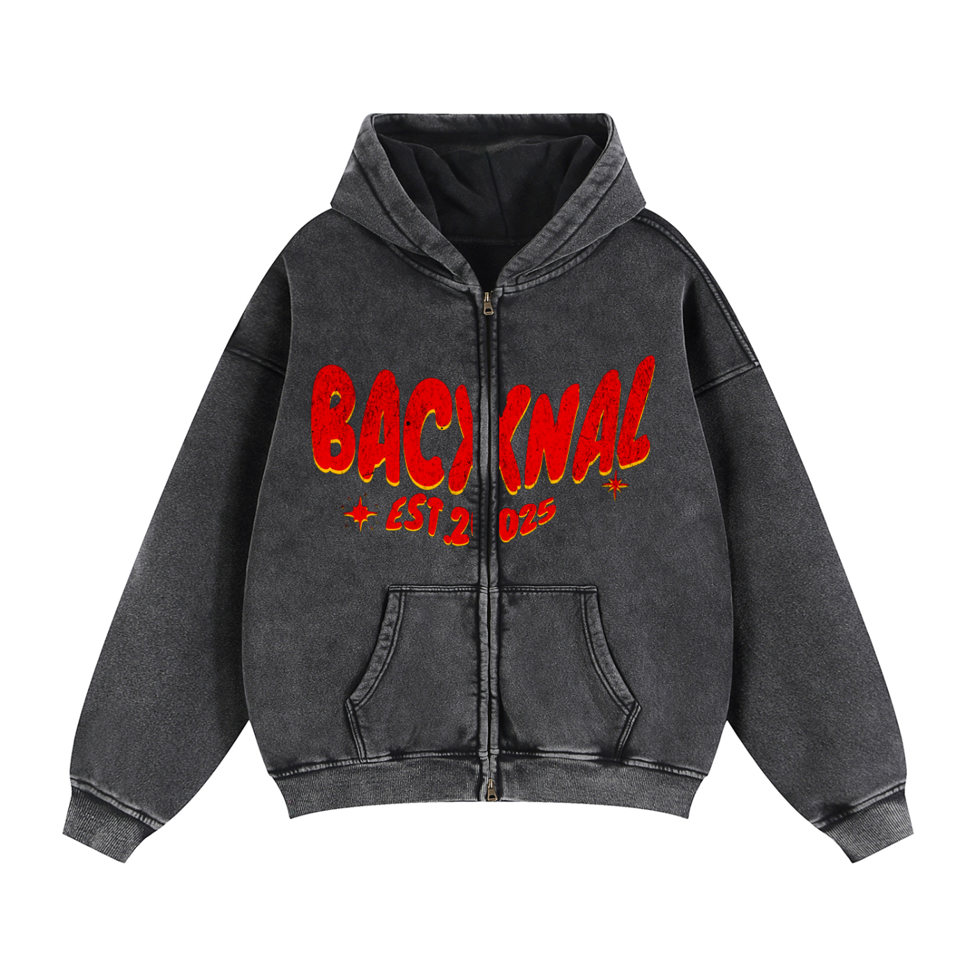 ¨BacXnal Heavy¨ Boxy Fleece Hoodie
