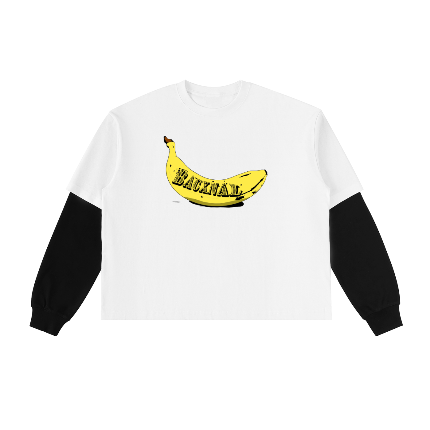 ¨Banana¨ Sleeve Cotton T-Shirt