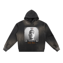 Cargar imagen en el visor de la galería, “ Lobo Malo “ Fade Frayed Fleece Hoodie
