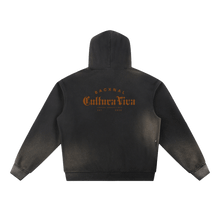 Cargar imagen en el visor de la galería, “ Lobo Malo “ Fade Frayed Fleece Hoodie
