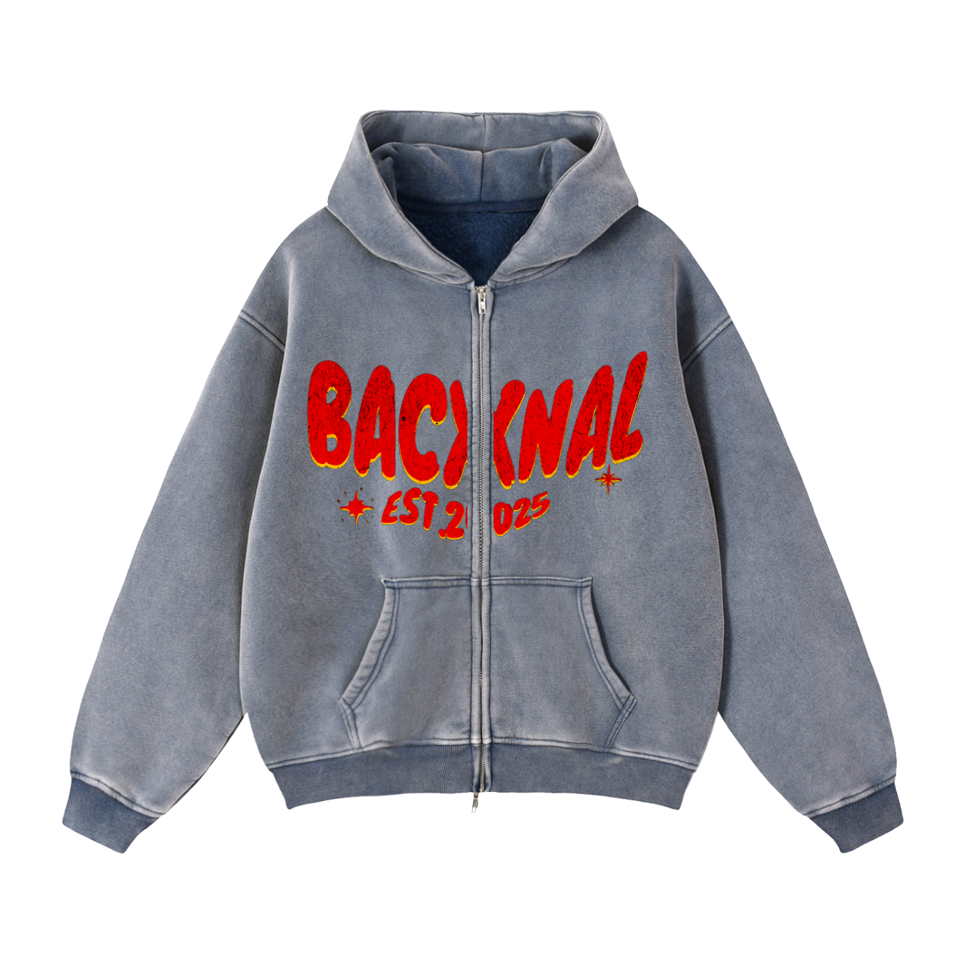 ¨BacXnal Heavy¨ Boxy Fleece Hoodie